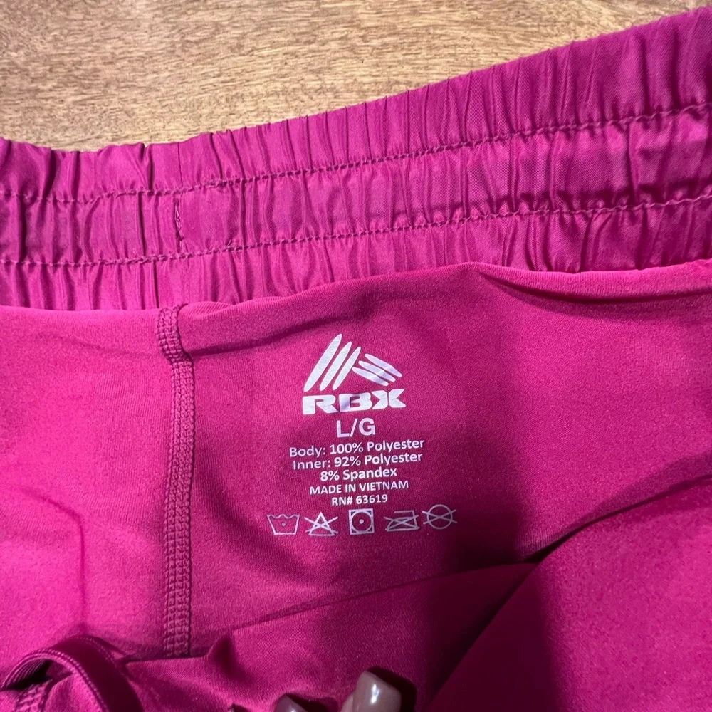 RBX Women's Fuchsia Athletic Shorts - Picture 2 of 3